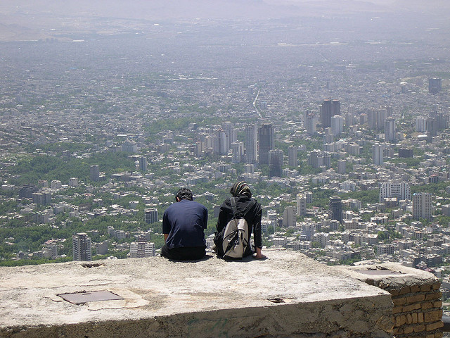 TEHRAN, Iran -- Overlooking the city from atop Tochal mountain. Photo by Mohammadali Fakheri https://www.flickr.com/people/mfakheri/ via Flickr, Creative Commons 