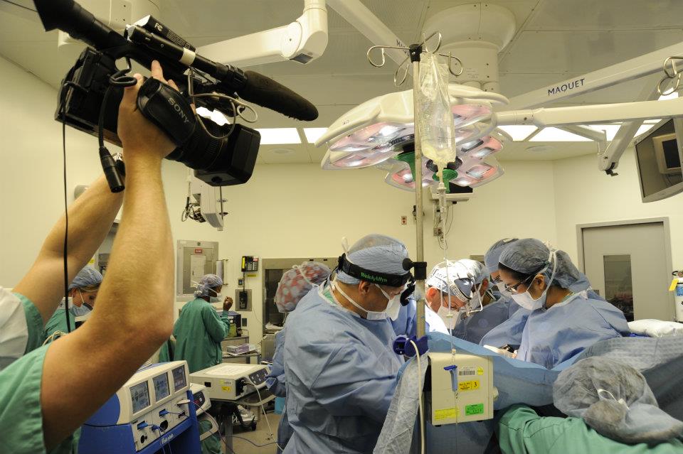 A camera from the ABC show NY Med films medics at work. NY Med publicity photo via Facebook