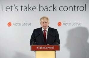 Vote Leave campaign leader Boris Johnson speaks at the group's headquarters in London, Britain June 24, 2016.       REUTERS/Stefan Rousseau/Pool