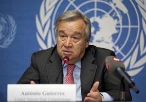 Antonio Guterres, Geneva August 3, 2012. Photo by Eric Bridiers, US Mission, Public Domain